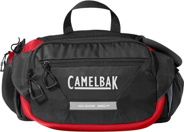 CamelBak Glide Belt in Black and Racing Red